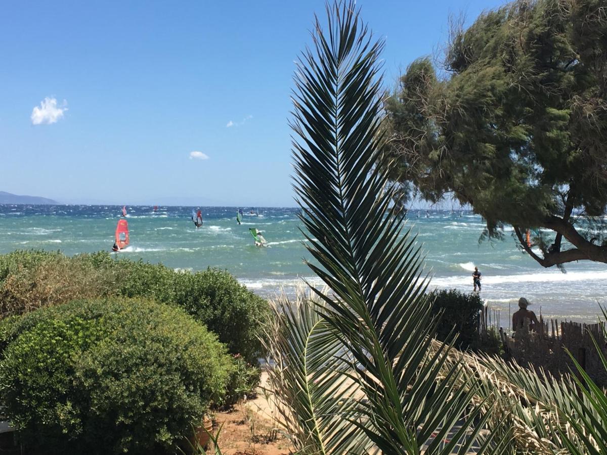 Windsurfing Seaside Apartment Artemida Extérieur photo