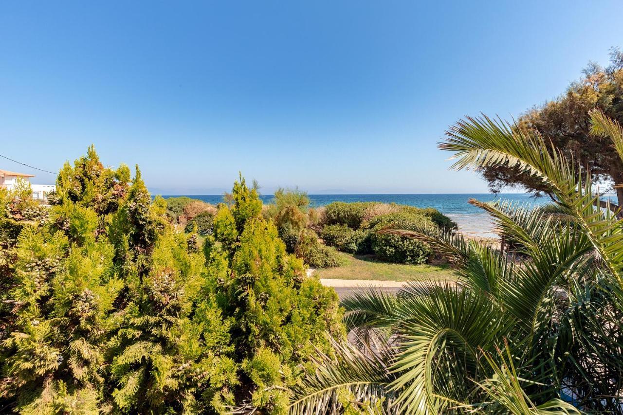 Windsurfing Seaside Apartment Artemida Extérieur photo